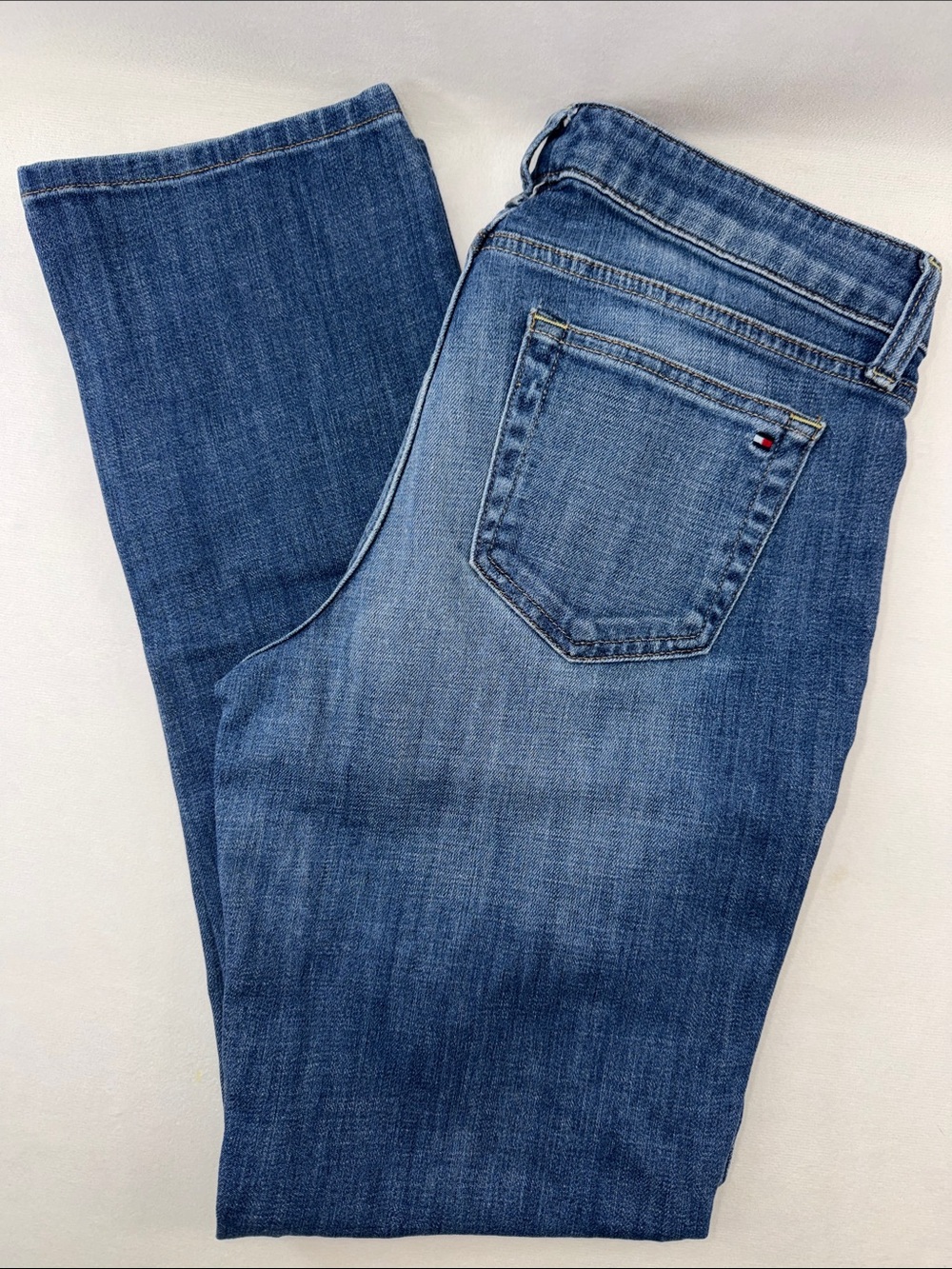 Tommy Hilfiger Classic Straight Leg Women's Jeans Medium Blue